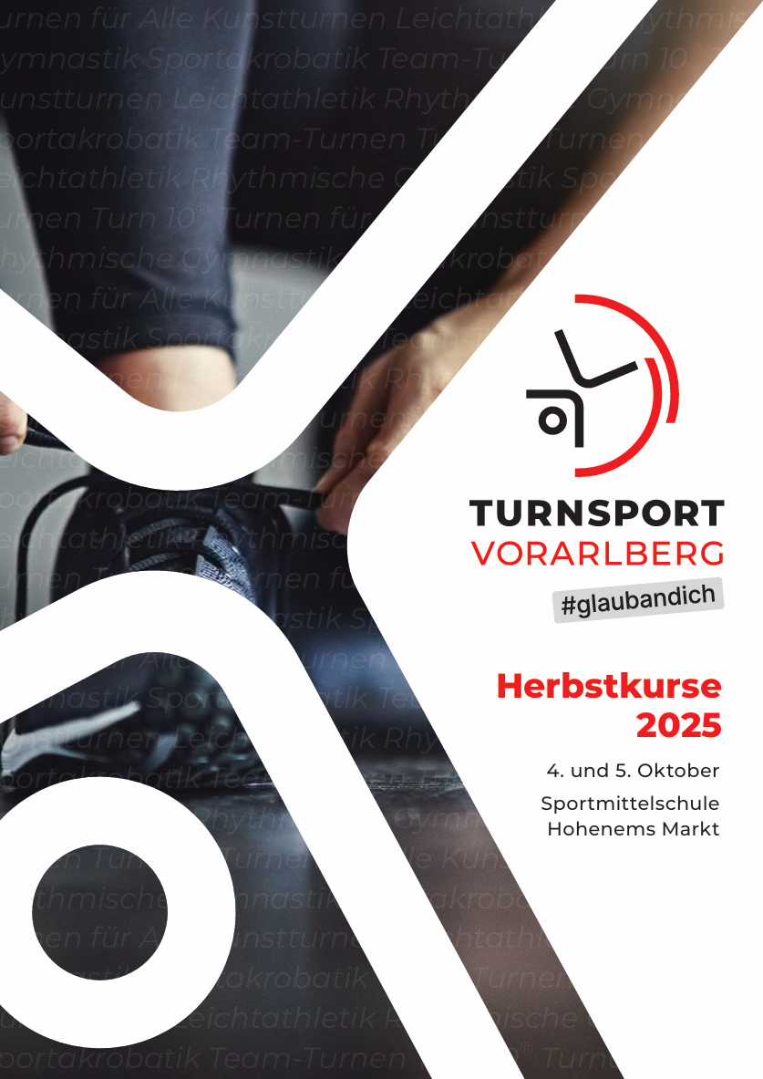 Herbstkurse 2025 von Turnsport Vorarlberg