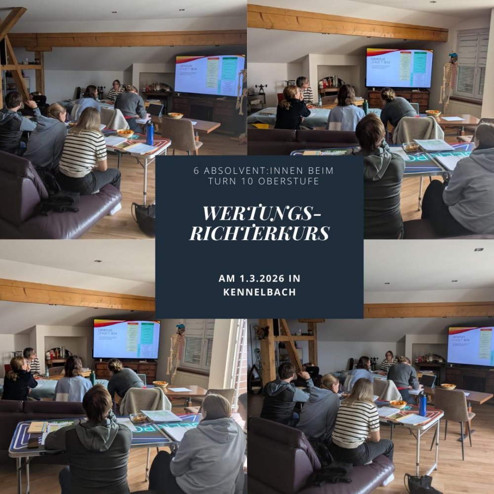 Sechs neue Wertungsrichter:innen für die Turn-10-Oberstufe