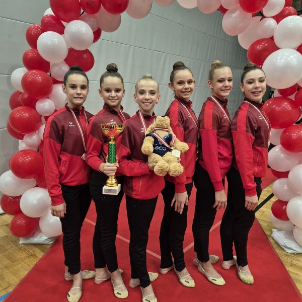 3x Gold und 1x Bronze für die Ländle Gymnastinnen