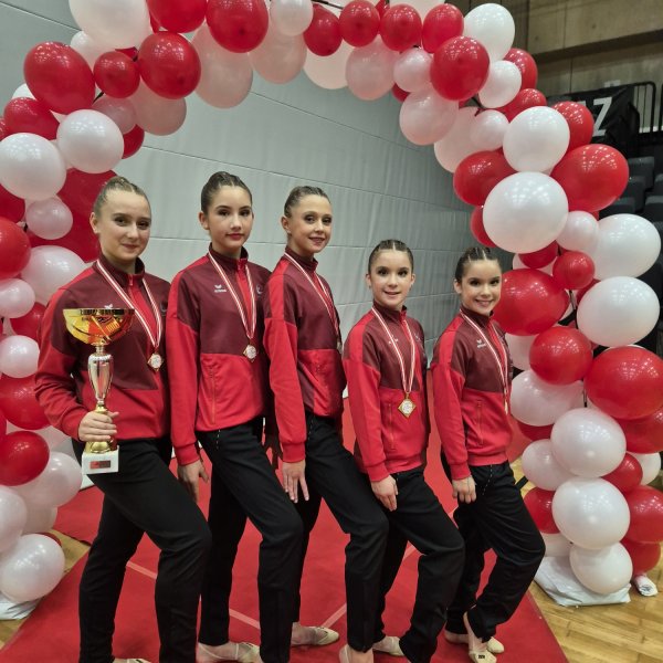 3x Gold und 1x Bronze für die Ländle Gymnastinnen