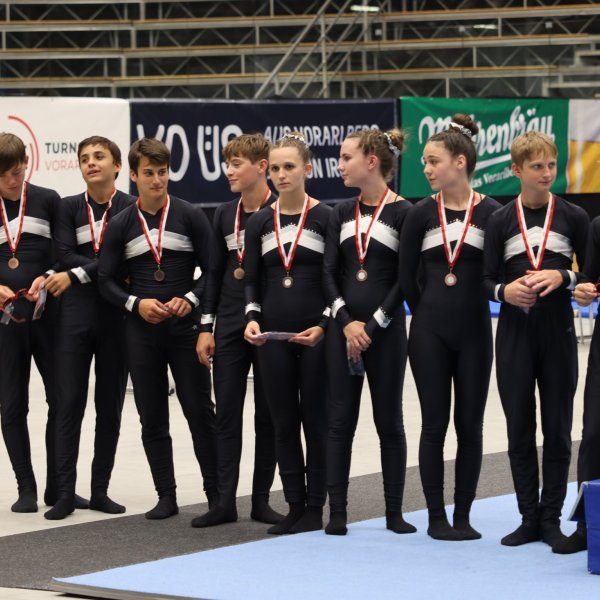 Landesmeisterschaften im Team Turnen begeistern Vorarlberg