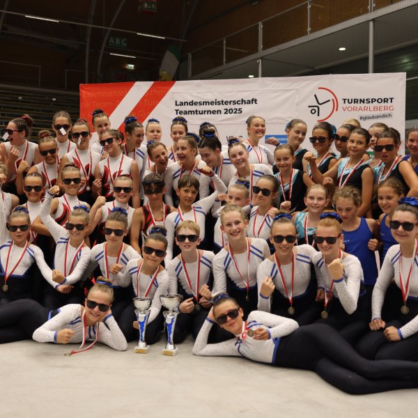 Landesmeisterschaften im Team Turnen begeistern Vorarlberg