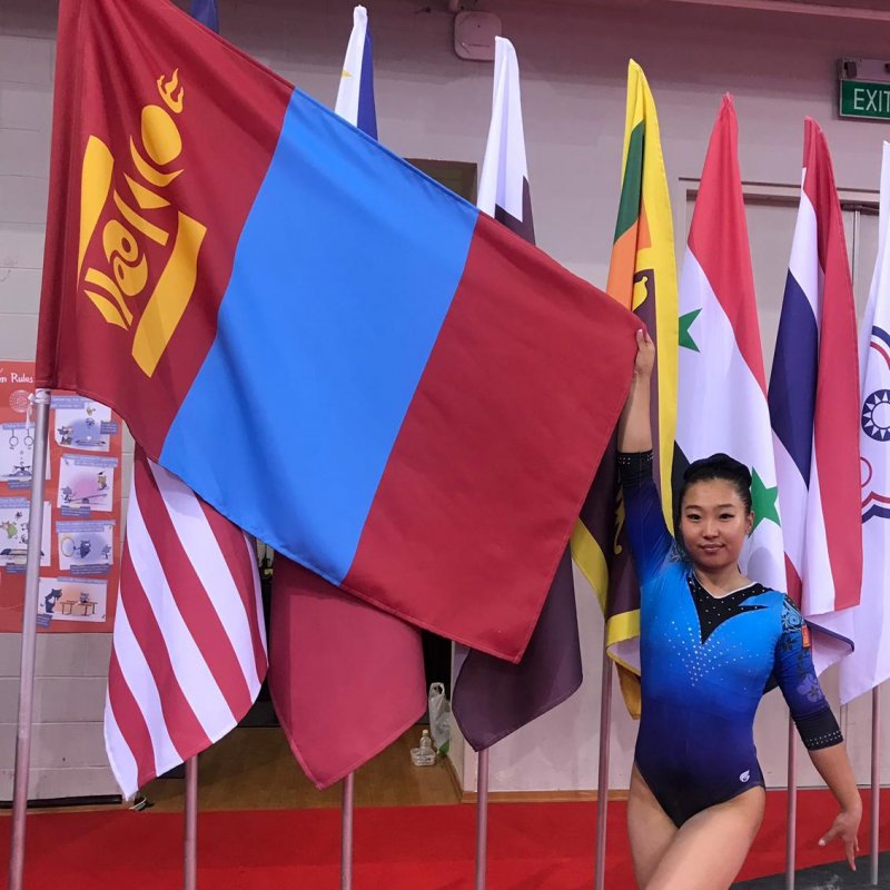 Javza Ochirsukh mit Talentprobe bei den Asien Games