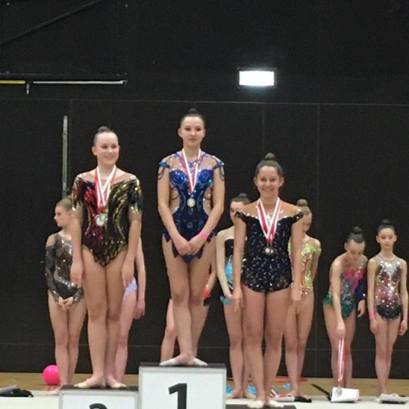 Erfolgreiche Gymnastinnen in Salzburg