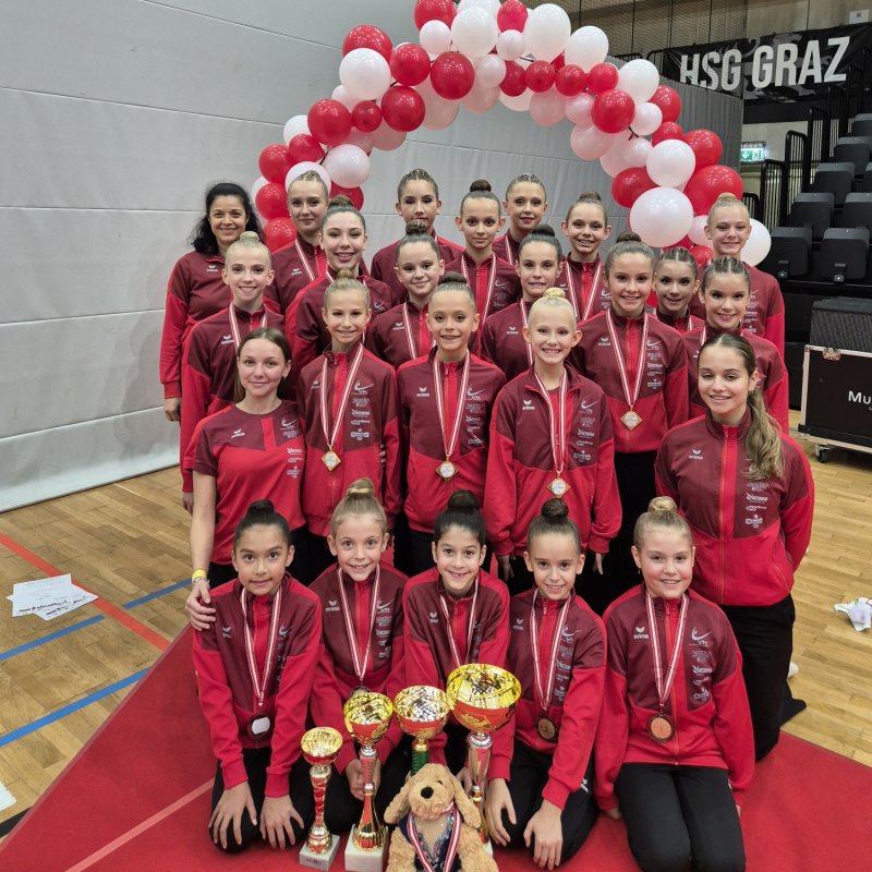 3x Gold und 1x Bronze für die Ländle Gymnastinnen