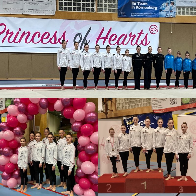 Starke Einzelgeräte, aber Fehler bei der 2. Übung verhindern Spitzenplätze beim Princess of Hearts Cup