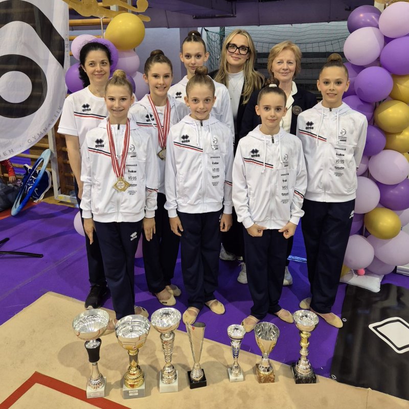Neun Medaillen für Vorarlbergs Gymnastinnen bei den Österreichischen Jugendmeisterschaften