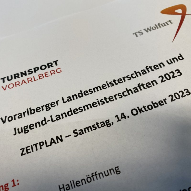 Landesmeisterschaft Kunstturnen Wolfurt