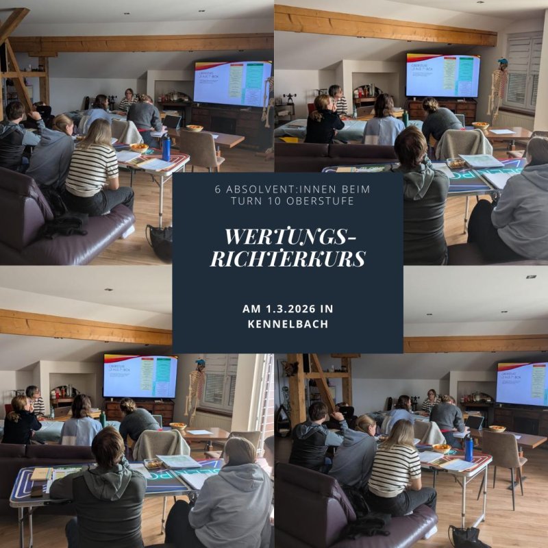 Sechs neue Wertungsrichter:innen für die Turn-10-Oberstufe